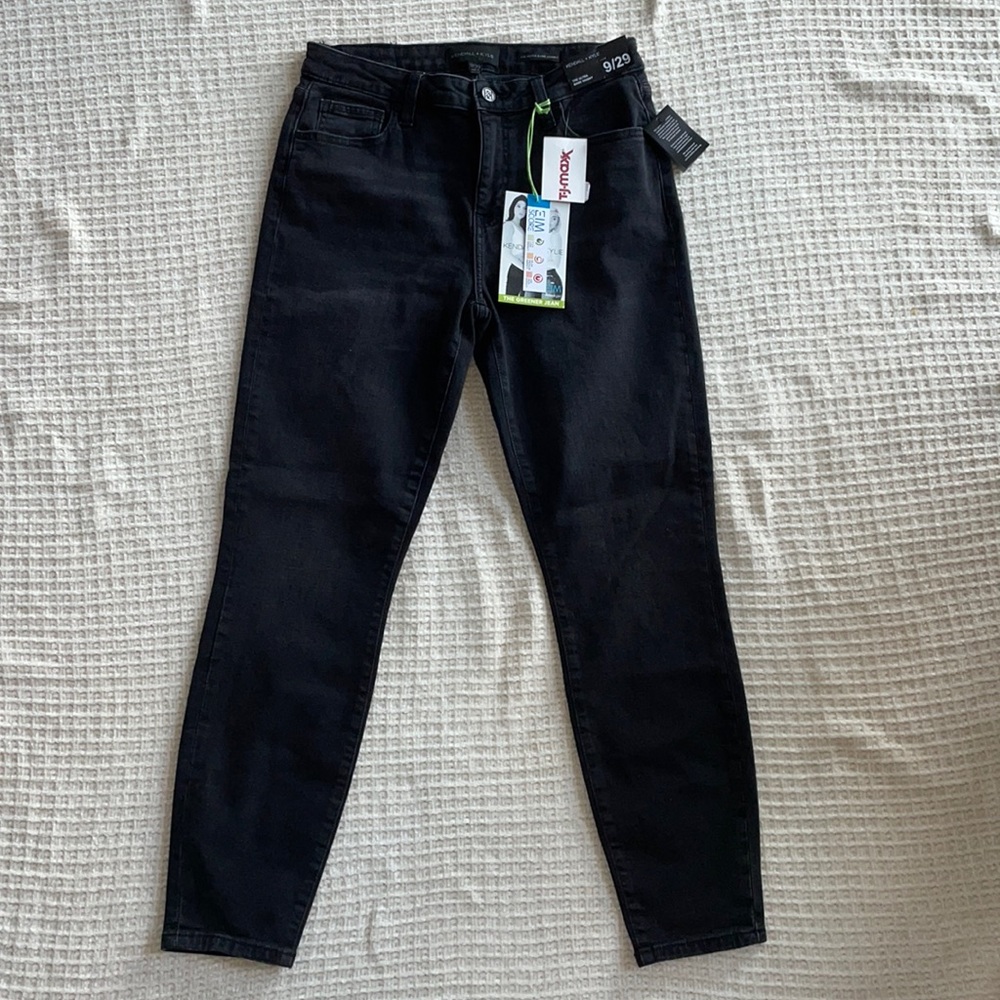 Kendall + Kylie The Ultra Skinny Babe Black Jeans